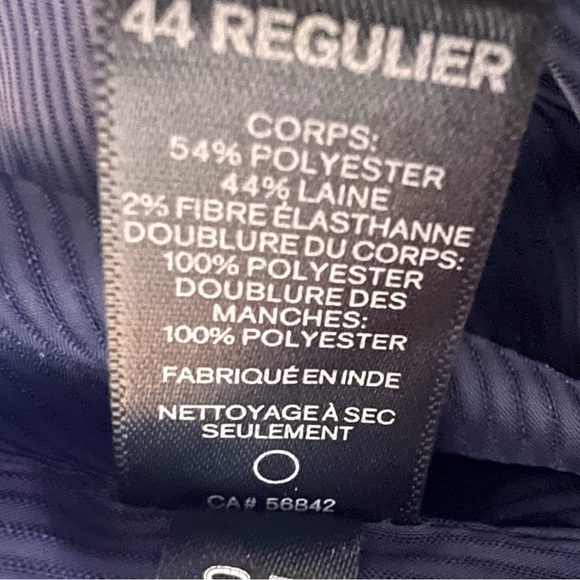 Express Innovation Extra Slim Men's Suit 44RβWool Blend Dusty Blue New with Tags - Picture 10 of 13